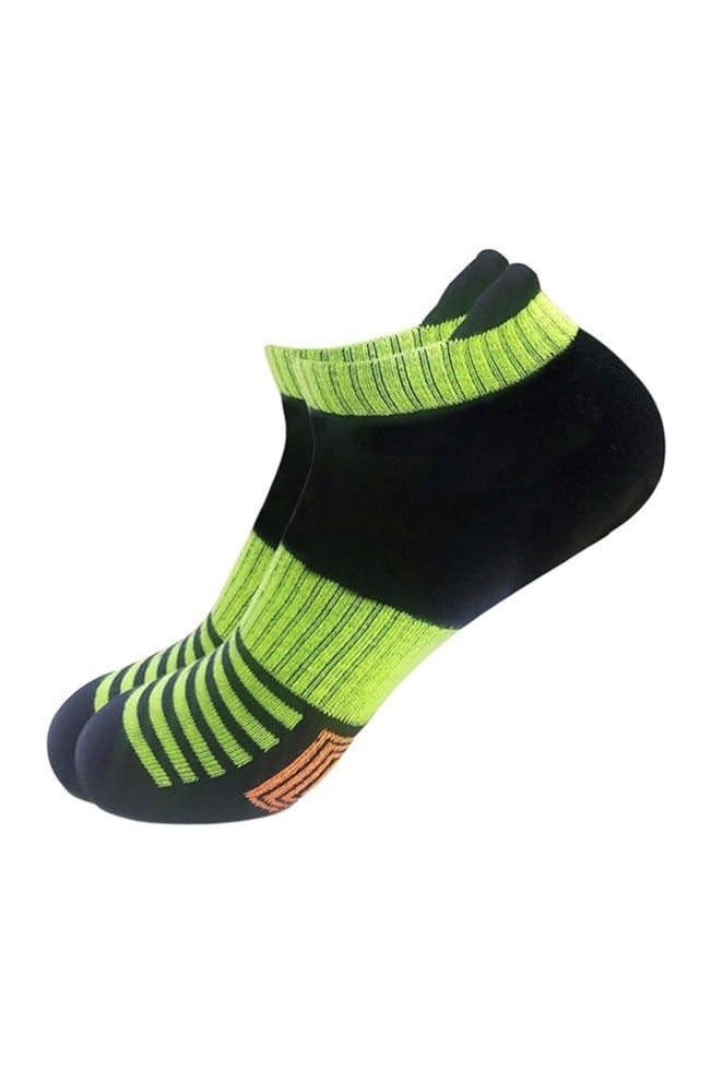 Low Cut Cushioned Athletic Ankle Socks, Assorted Colors - 5 Pack - Image 4