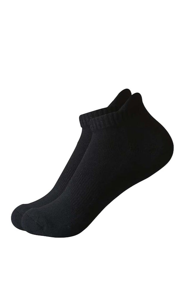 Low Cut Cushioned Athletic Ankle Socks, Assorted Colors - 5 Pack - Image 5
