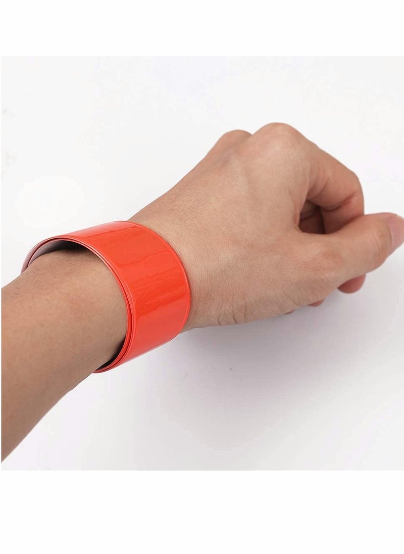 Excefore 6pcs Reflective Bands, Slap Bracelet, Wristband High Visibility Reflectors, for Night Run, Cycling, Working  - Image 2