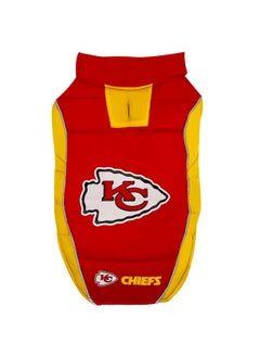 NFL Kansas City Chiefs Puffer Vest for Dogs & Cats, Size Large. Warm, Cozy, and Waterproof Dog Coat, for Small and Large Dogs/Cats. Best NFL Licensed PET Warming Sports Jacket - pzsku/ZEC417CDDFA19BB6BAA26Z/45/_/1737031527/ebbc9708-4513-4bcc-8855-70278755f31b