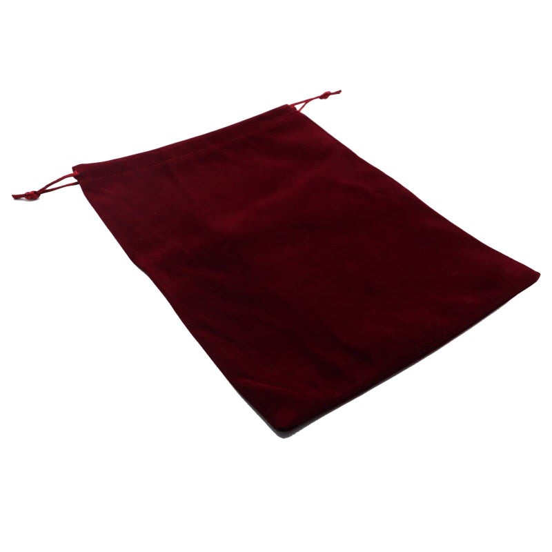 Aestivate 8 Pack Large Velvet Drawstring Pouch Velvet Bag 810 Inch Storage Bag Cosmetics Pouches Dust Bag 8 PiecesDark Red - Image 3