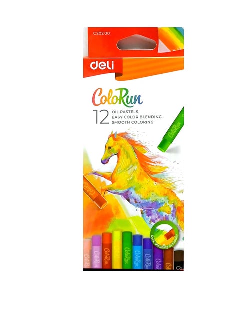 Deli ec20200 oil pastel color for great blending