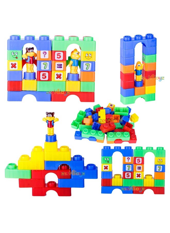 Zest 4 Toyz zest 4 toyz Toys Building Blocks 38 Pieces STEM Animal Blocks Brain Puzzle Game Early Learning Educational Toy Set for Kids (Mulitcolor)  - Image 1