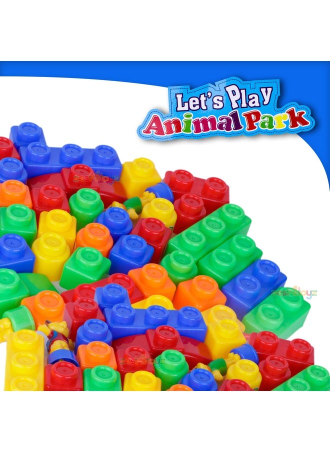 Zest 4 Toyz zest 4 toyz Toys Building Blocks 38 Pieces STEM Animal Blocks Brain Puzzle Game Early Learning Educational Toy Set for Kids (Mulitcolor)  - Image 3