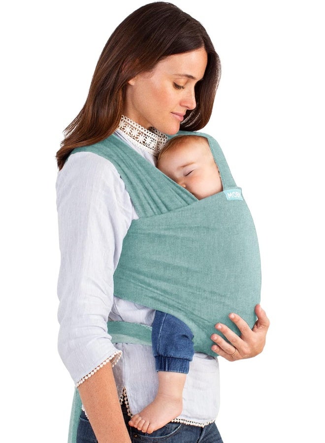 Moby Baby Wrap Carrier Element for Newborns to Toddlers (8-33lbs), Infant Sling Carrier, Ultra Lightweight & Hands Free Design, Adjustable for All Body Types (Hydro) - Image 5