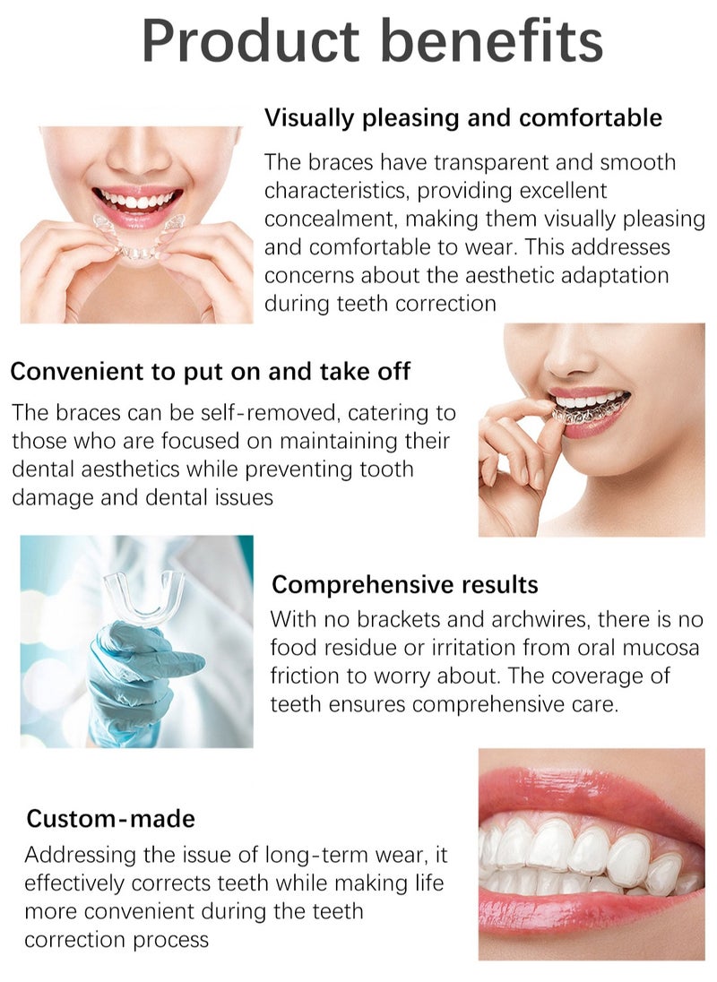 Glory Smile - Mouth Guard for Nighttime Teeth Grinding Protection Moldable Comfortable Professional Teeth Tool for Teeth Clenching Bruxism and Whitening Tray and Sport Athletic Including 8 Guards in 2 Sizes - Image 1