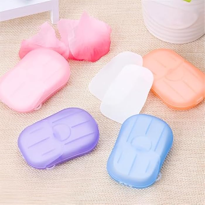 Eco Friendly Disposable Mini Paper Soap Sheets for Convenient Cleaning Anywhere - Perfect for Hand Washing, Shower, Travel, Scented Hand Soap for Indoor and Outdoor Use (5 Pack) Available Now! - Image 2