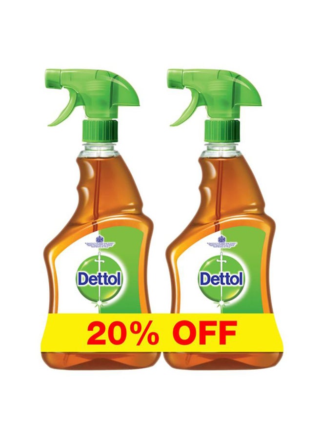 Dettol Pack Of 2 Antispectic Liquid Cleaner Green/Brown 2x500ml - Image 3