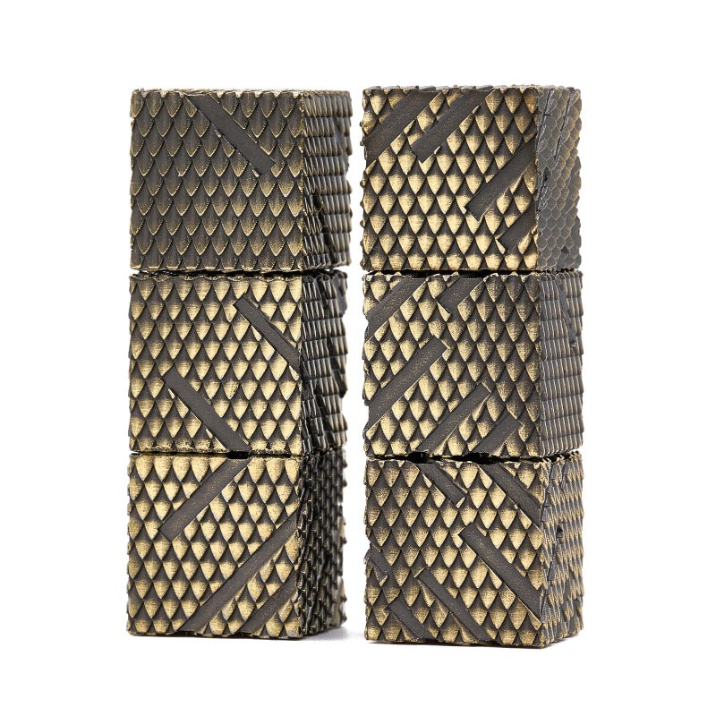 HNCCESG Dragon Scale Metal D6 Dice Set, Zinc Alloy 6 Sided Dice for DND RPG Tabletop Games,Gift Box Included (Bronze) - Image 2