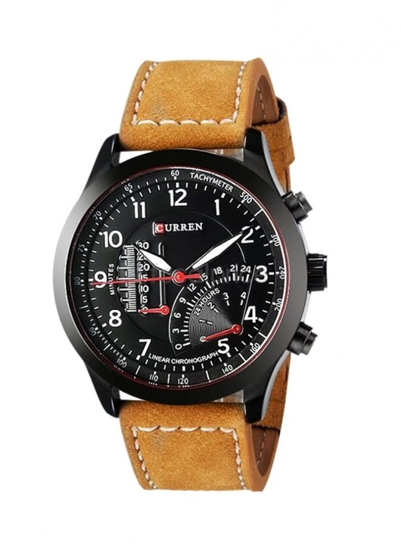 CURREN CURREN 8152 Original Brand Leather Straps Wrist Watch For Men  - Image 1