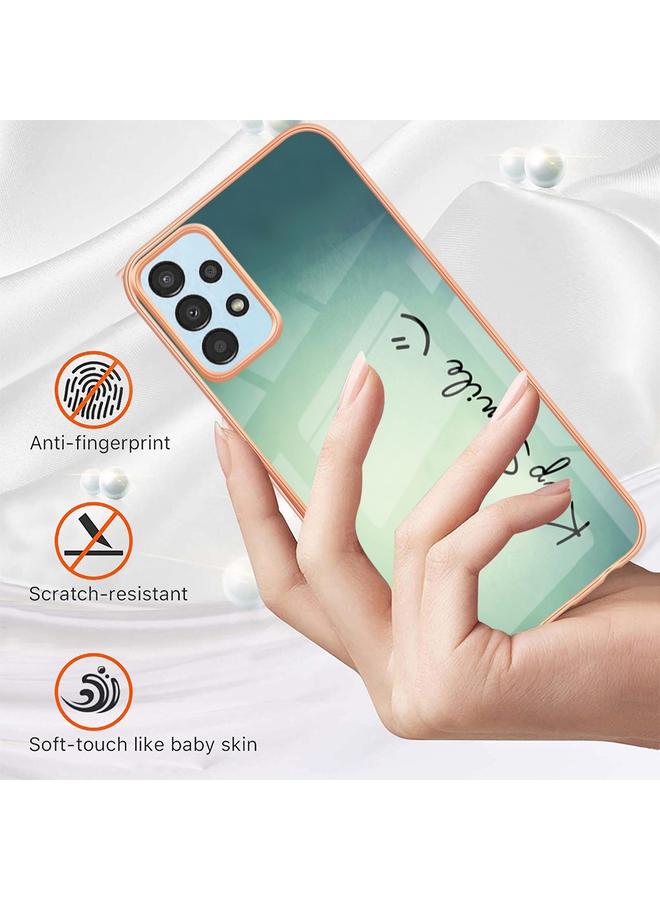 اس-توب جراب لهاتف Samsung Galaxy A32 5G / M32 5G، جراب هاتف IMD مزدوج الجوانب مطلي بالرخام الكهربائي - Image 2