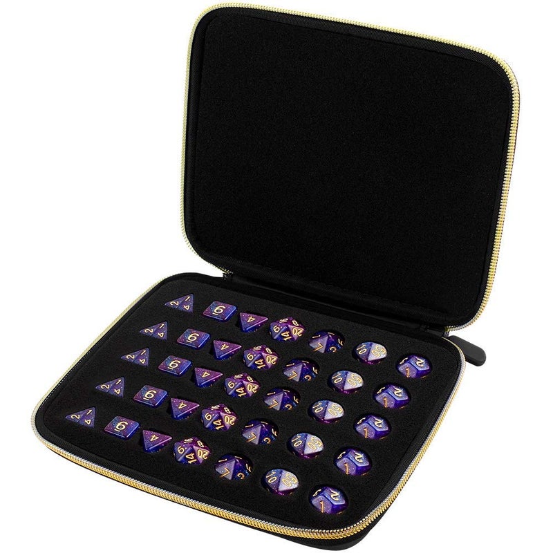 ALKOO Dice Storage Case, Dice Case Box Tray for DND Dice Set, for D&D Dungeons and Dragons 7-Die Polyhedral Dice, for RPG for MTG Role Playing Table Games, Display for D and D Accessories - Box Only - Image 1