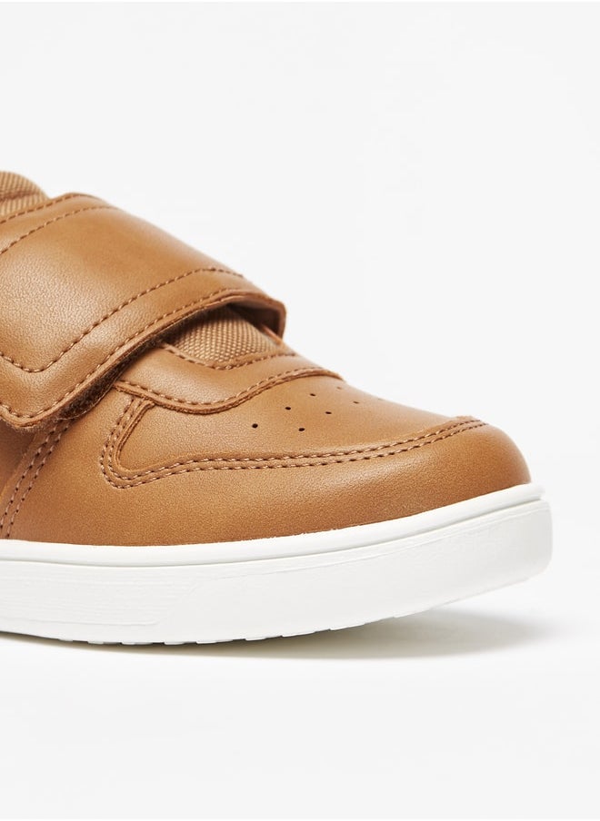 Lee Cooper - Boys' Textured Casual Sneakers With Hook And Loop Closure - Image 1