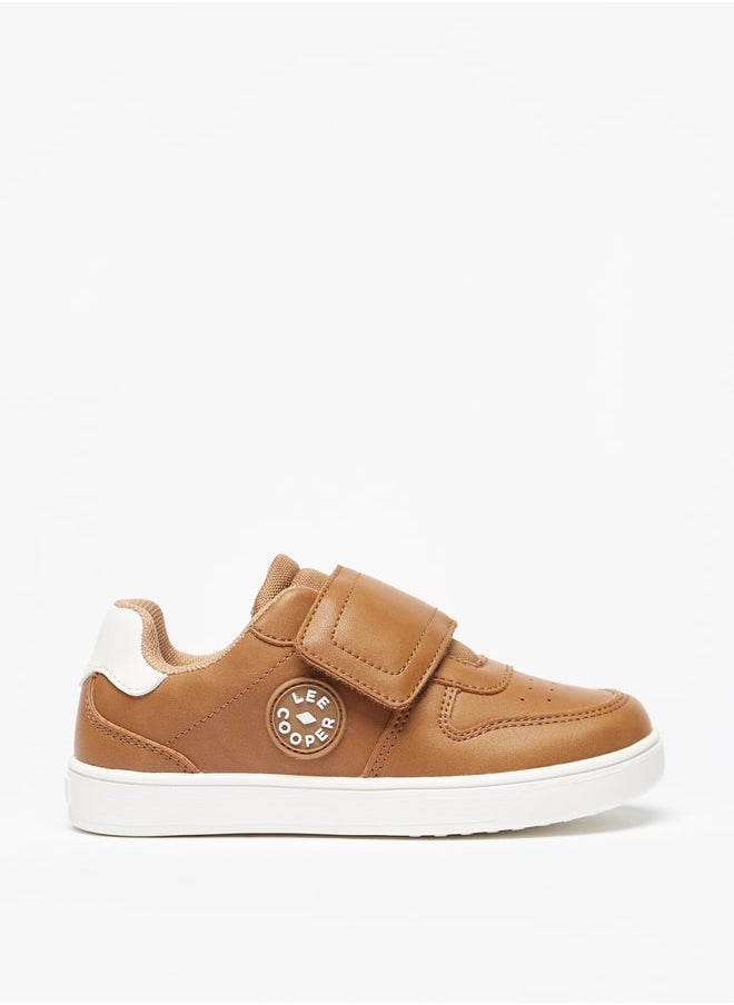 Lee Cooper - Boys' Textured Casual Sneakers With Hook And Loop Closure - Image 1