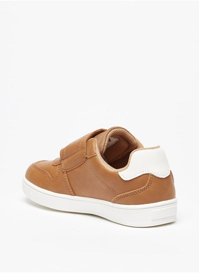Lee Cooper - Boys' Textured Casual Sneakers With Hook And Loop Closure - Image 1