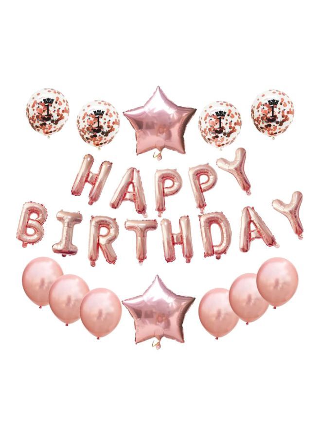 NIBEMINENT 25-Piece Happy Birthday Decorative Balloon Set - Image 1