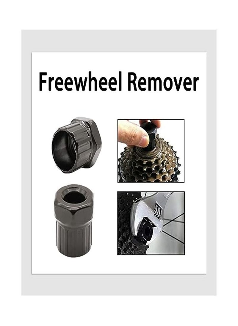 Goolsky Goolsky  Bike Repair Tool Kit 6 Pcs, Professional Bicycle Repair Tools for Mountain Bike with 3-in-1 Cassette Remover Wrench Chain Breaker Crank Puller Extractor Spoke Wrench Bottom Bracket Freewheel  - Image 5