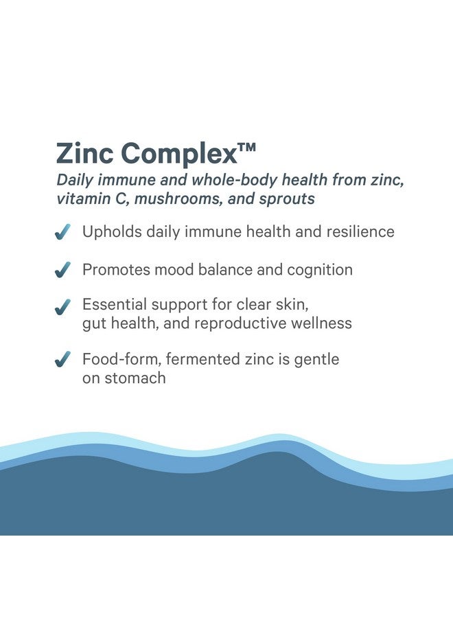 PURE SYNERGY Zinc Complex | Immune Support Supplement | Natural, Vegan Zinc Complex with Vitamin C and Organic Whole Foods | for Immune, Brain, and Skin Health (60 Capsules) - Image 4
