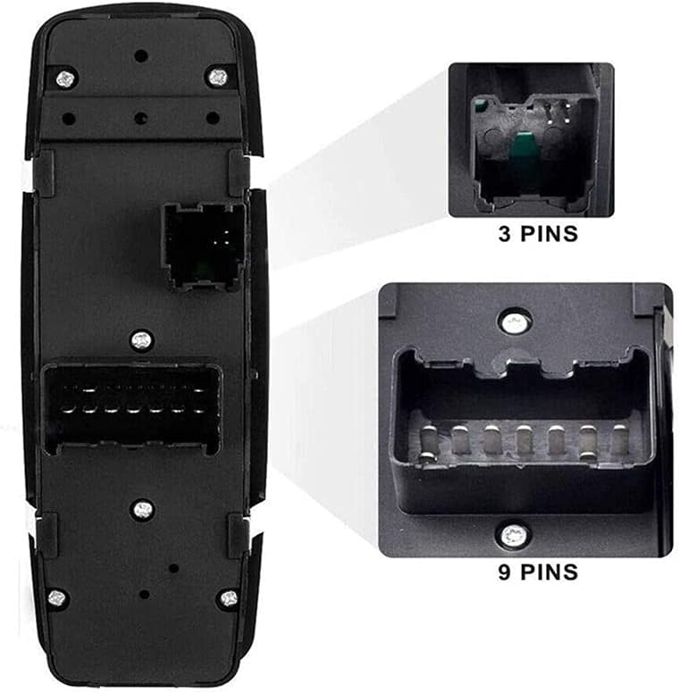 Yurefax مفتاح تحكم نافذة باور ماستر من يوريفكس لدودج وكرايسلر - Image 2