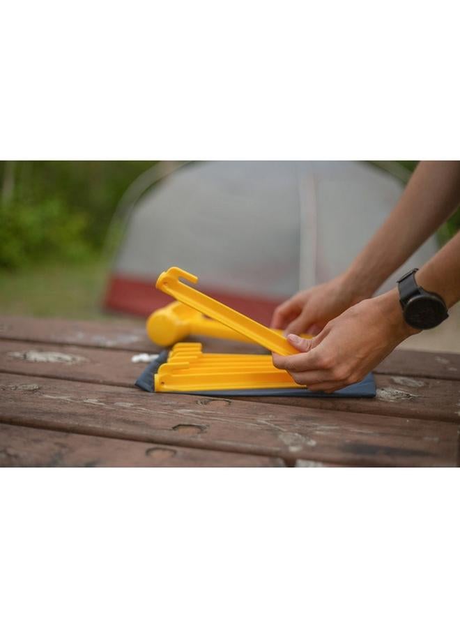 كوجلانس أوتاد خيمة متينة مقاومة للعوامل الجوية ومضادة للانزلاق باللون الأصفر مقاس 9 بوصات 2483 - Image 5