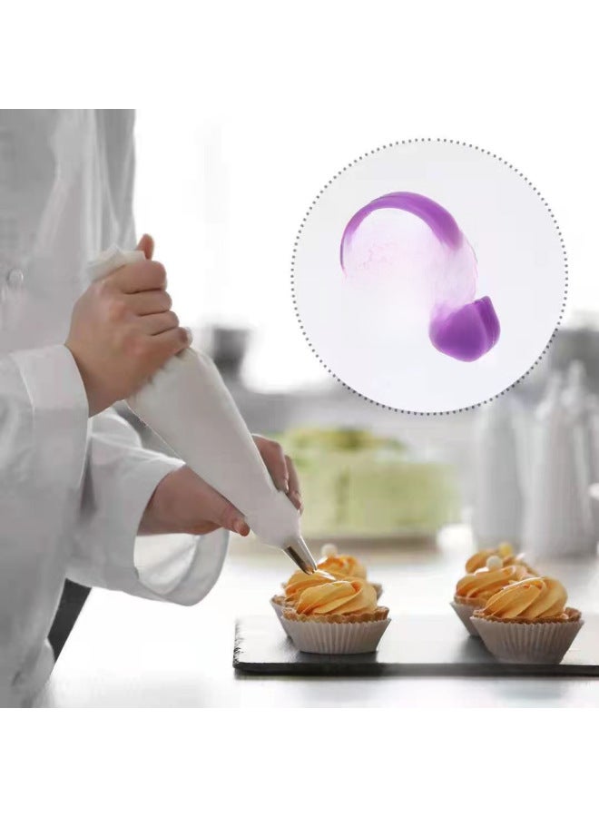 إسكدنيا Manufacturers Now Supply Decorating Bag Fixing Ring Decorating Bag Silicone Tie Sealing Ring Fixing Ring Binding Ring-Specifications:Purple Silicone Tie - Image 4