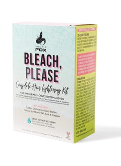 ARCTIC FOX ARCTIC FOX Bleach Please Hair Lightening Kit Cream Bleach, 35 Volume Developer And Latex Free Gloves Infused With Acai, Cocoa, Sunflower Oil & Papaya! Vegan And Cruelty Free  - Image 1