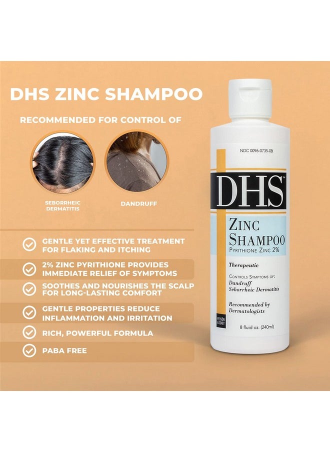 DHS - Zinc Shampoo 8 Oz - Image 1