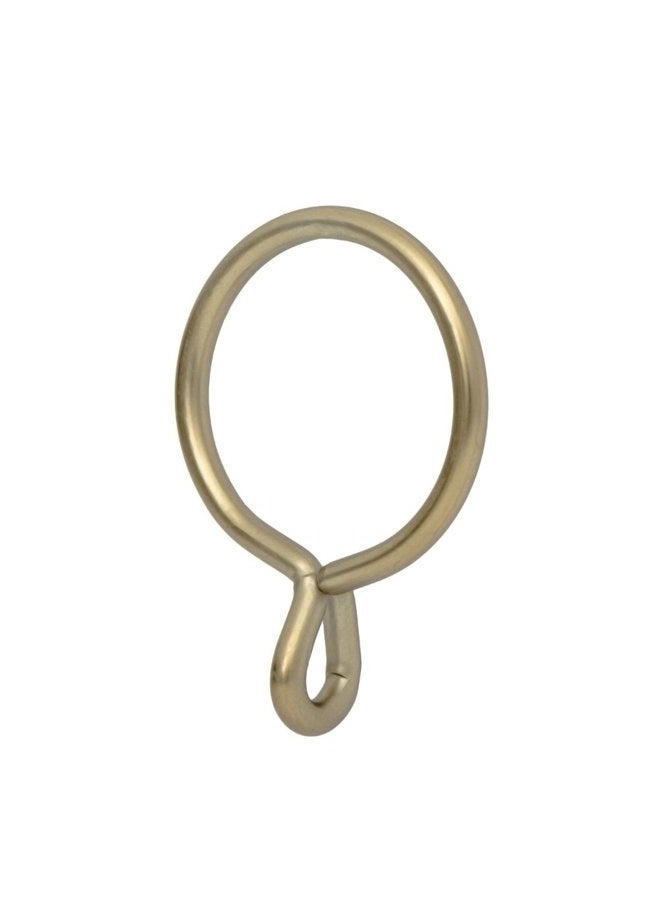 Ivilon Drapery Eyelet Curtain Rings - 1.7" Ring for Curtain Hook Pins, Set of 14 - Warm Gold - Image 1