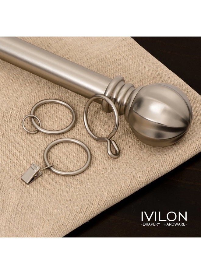 Ivilon Drapery Eyelet Curtain Rings - 1.7" Ring for Curtain Hook Pins, Set of 14 - Warm Gold - Image 2