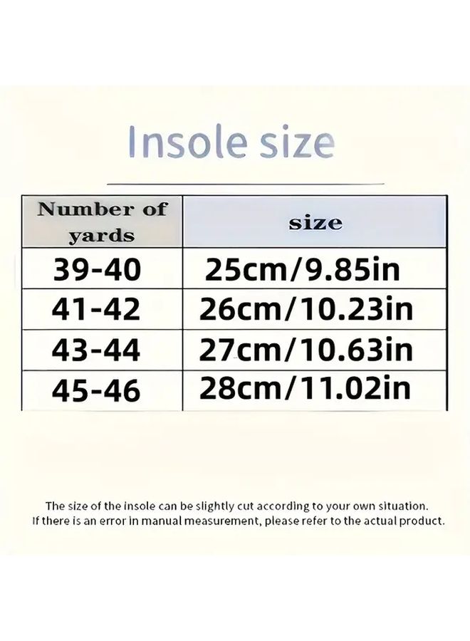 Universal 6D Insoles For Men Women 4pcs Black Memory Foam Cushioning Support High Heels - Image 2