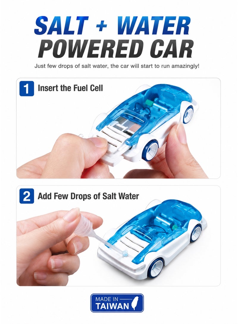 Pro'skit Pro’sKit GE-750 Salt Water Fuel Car Kit – DIY STEM Water Fuel Cell Car Assembly Toy for Kids (Battery-Free Clean Energy) - Image 4