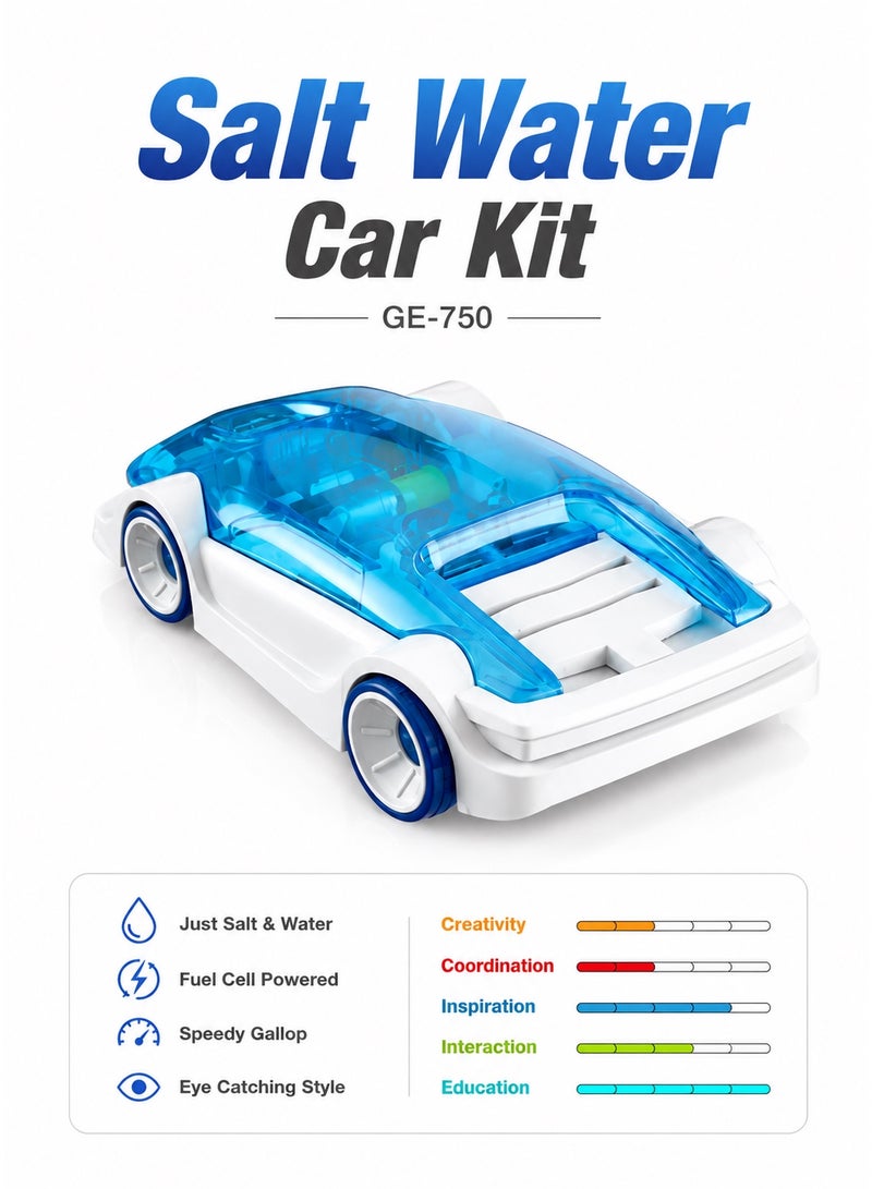Pro'skit Pro’sKit GE-750 Salt Water Fuel Car Kit – DIY STEM Water Fuel Cell Car Assembly Toy for Kids (Battery-Free Clean Energy) - Image 3