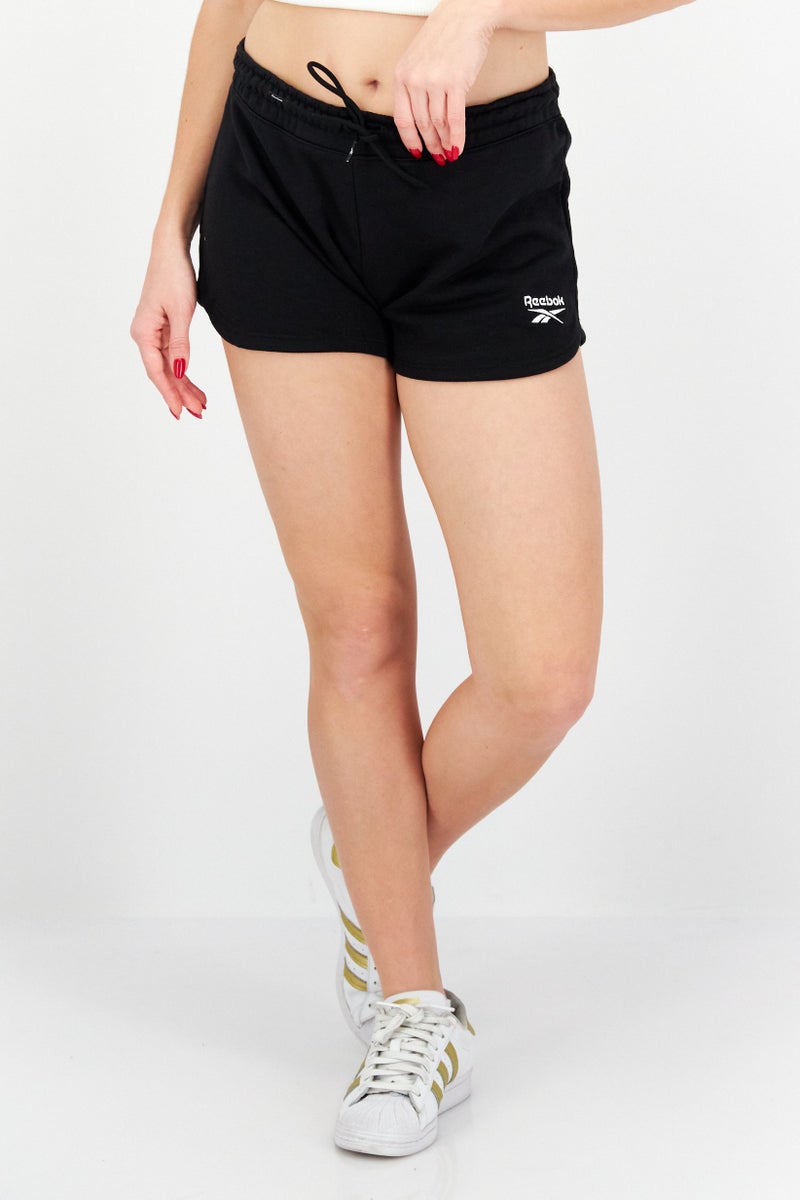 Reebok Women Sportswear Fit Training Shorts, Black - Image 1