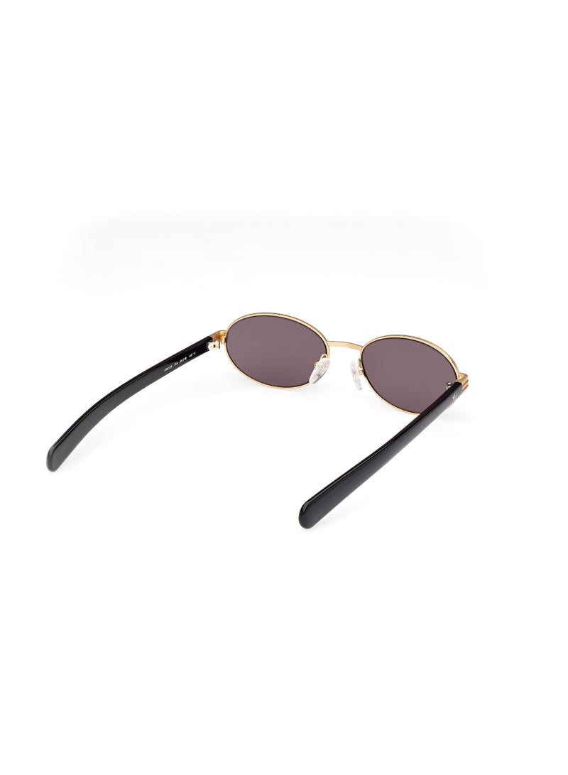 ADIDAS FULL RIM UNISEX OVAL GOLD METAL SUNGLASSES - Image 5