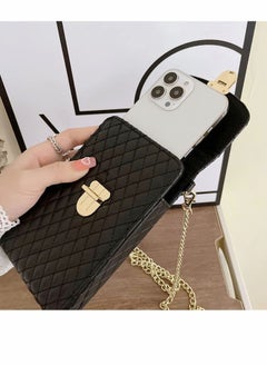 Cell Phone Bag Women Crossbody Small Shoulder Handbags Luxury Quilted Wallet Purse Soft Vegan PU Leather Case Ladies Dating Bag with Gold Chain Strap (Black) - pzsku/ZEC42C6319B8AAD5F86FEZ/45/_/1731134363/f9fba74c-ff2b-4506-828f-48c0339f91b8