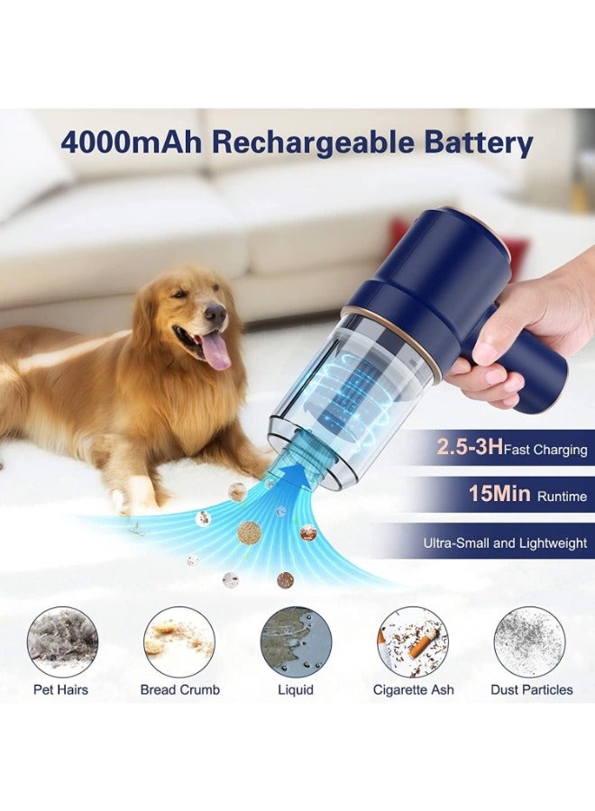 Powerful Mini Car Vacuum Cleaner - Best Handheld Dustbuster for Home & Auto Cleaning, Portable Wireless Device with 9000PA Suction, USB Rechargeable, Ideal Gift for a Clean Lifestyle  - Image 3