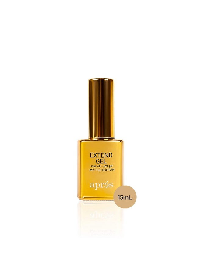 APRÉS - Aprés Extend Gel Gold Bottle Edition - Gel-X Tips Adhesive (15 ml) - Image 1