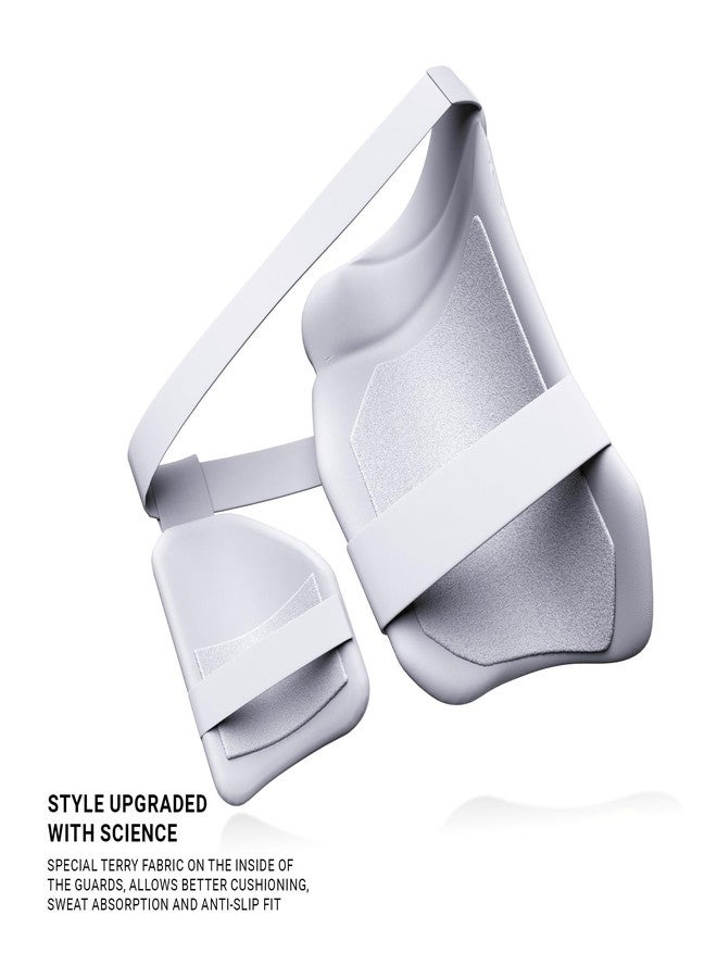 moonwalkr Thigh Guard 2.0 Protective Gear for Batter’s Height (4’9”- 5’3”) Cricket Thigh Pad Cricket Accessories & Equipment Safeguarding Both Your Outer and Inner Thighs White (Small, Left Hand) - Image 5