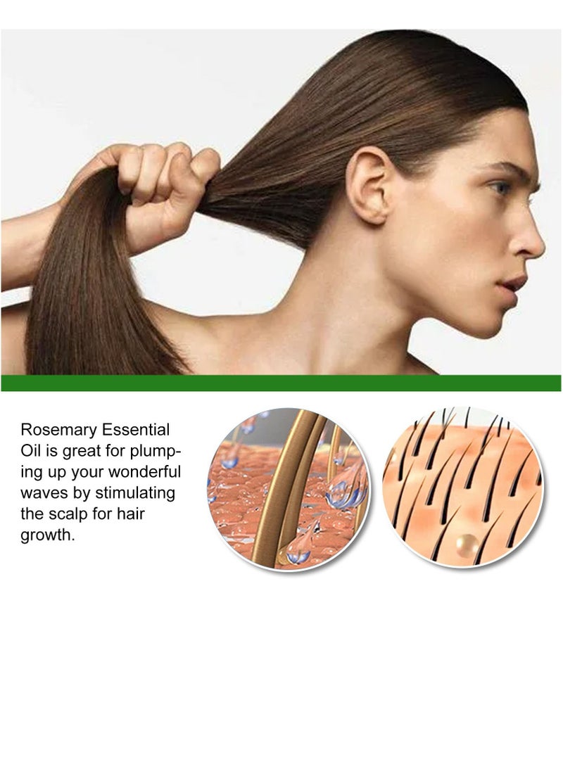 EELHOE - Rosemary Essential Oils, Pure Rosemary Oil for Hair Growth & Skin Care, Nourishment Scalp, Stimulates Growth - Image 1