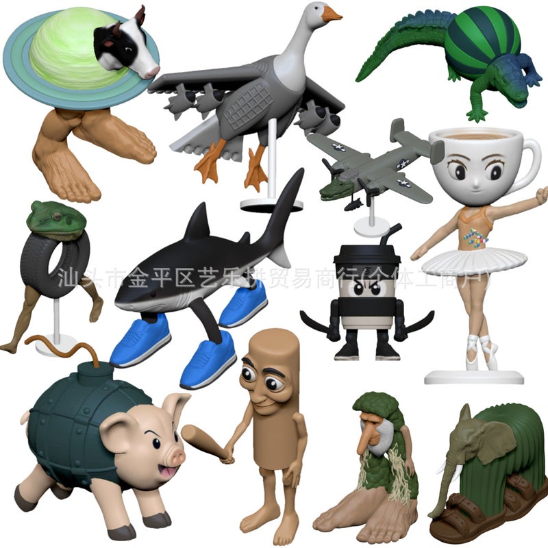 New Tung Tung Tung Sahur Stick Man-Made Toy Model Ornaments - Image 2