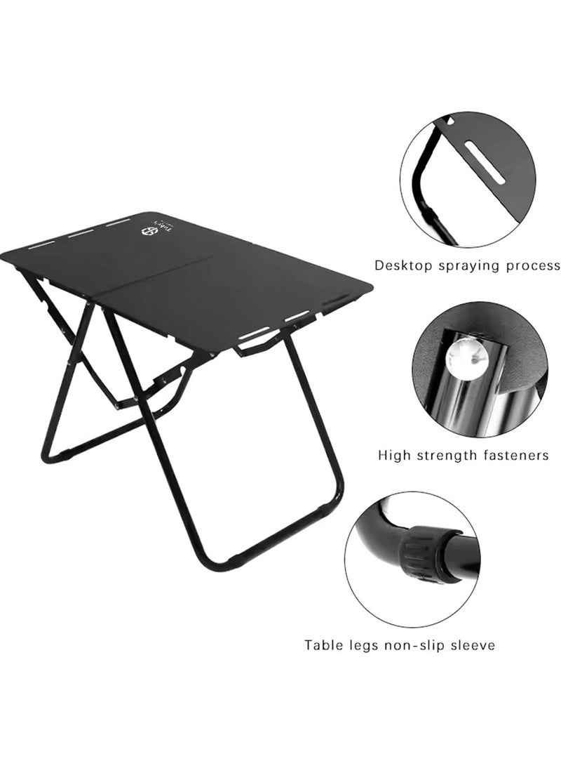 Toby's Tobys Lightweight Folding Compact Camping Table Aluminum Alloy Camping Table With Storage Bag, Ideal for Outdoor Use - Image 5