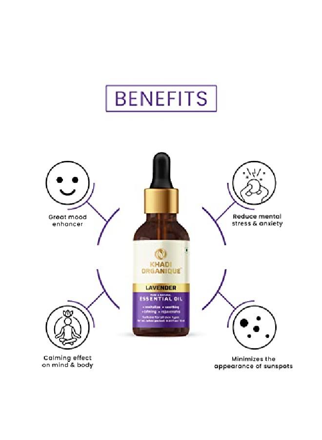 Khadi ORGANIQUE Lavender Essential Oil 15 ML - Image 5