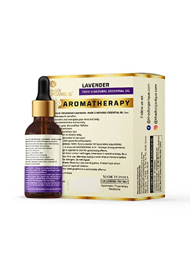 Khadi ORGANIQUE Lavender Essential Oil 15 ML - Image 3