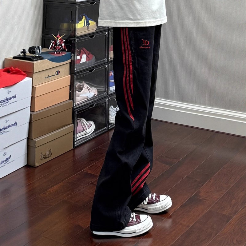 Unisex Classic Denim Jeans Loose Fit Daily Outdoor Wear - Image 3
