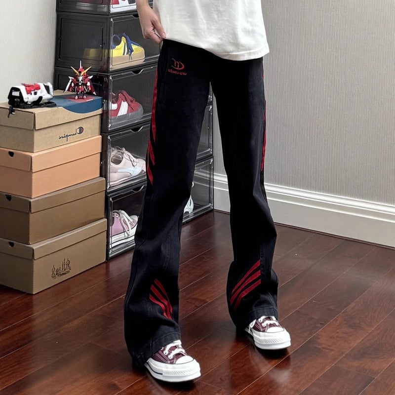 Unisex Classic Denim Jeans Loose Fit Daily Outdoor Wear - Image 2