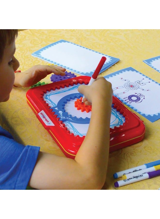 Spirograph Jr. — Jumbo Sized Gears Classic Retro Toy For Spiral Drawing Art Design Toy Kit for Smaller Hands — For Kids Ages 3 and Up - Image 2