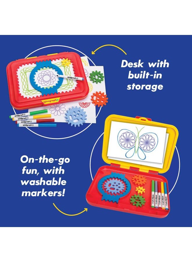 Spirograph Jr. — Jumbo Sized Gears Classic Retro Toy For Spiral Drawing Art Design Toy Kit for Smaller Hands — For Kids Ages 3 and Up - Image 3