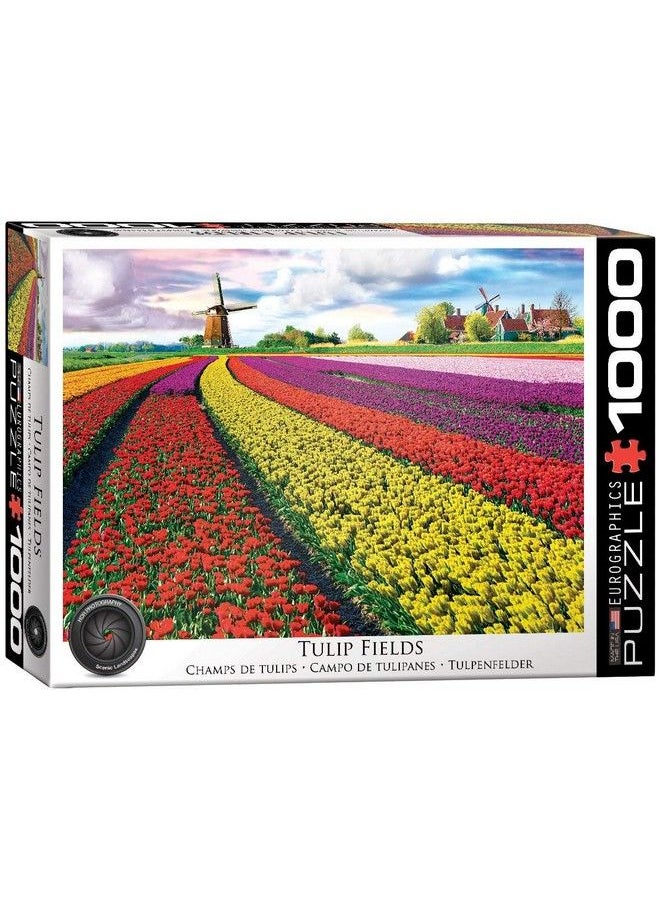 eurographics (Eurhr Tulip Field Netherlands 1000Piece Jigsaw Puzzle Red  - Image 1