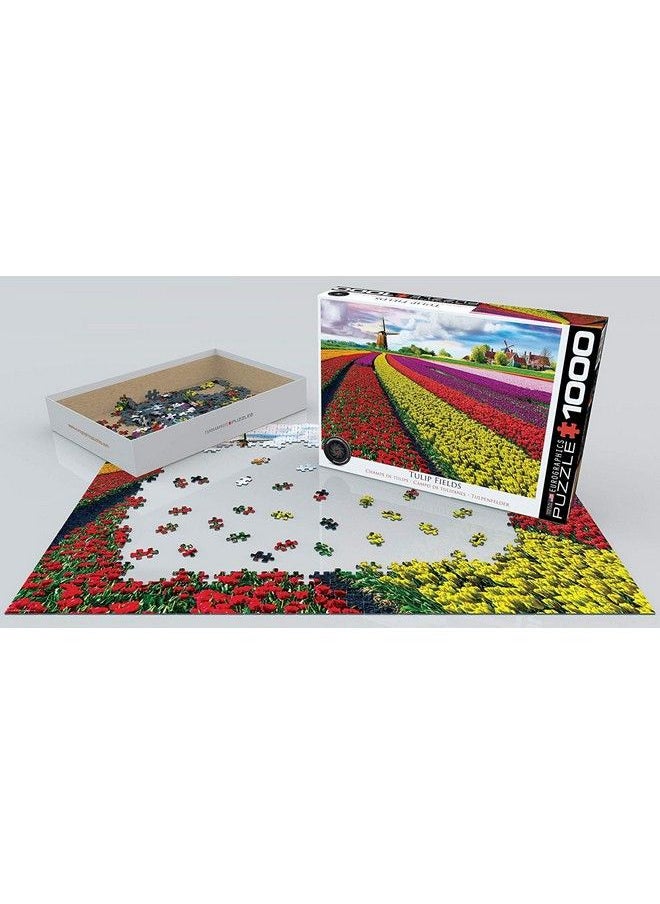 eurographics (Eurhr Tulip Field Netherlands 1000Piece Jigsaw Puzzle Red  - Image 3