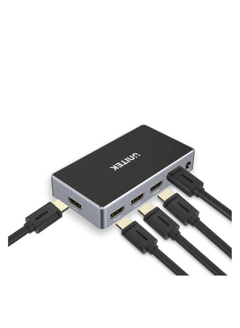 UNITEK - HDMI Switch 4K 5 In 1 Out - Image 1